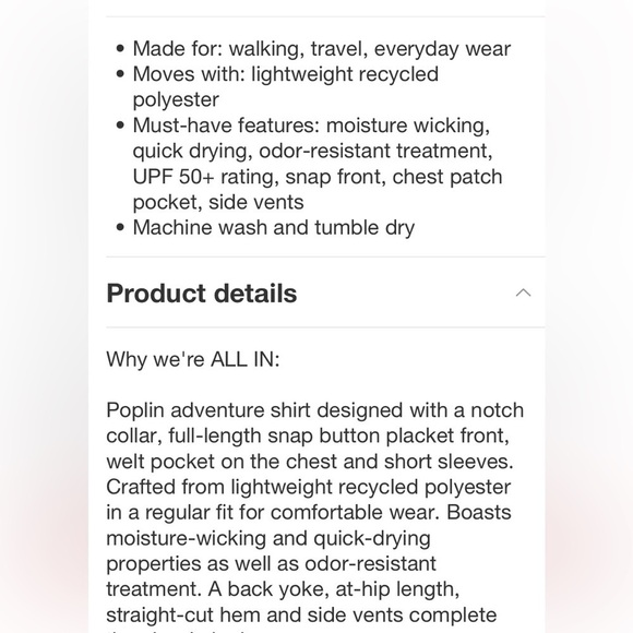 Men's Adventure Shirt - All In Motion™ Light Gray new - Picture 4 of 8